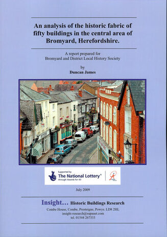 Analysis of Historic Buildings by Duncan James, 2009